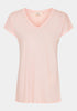 Nugga V-Neck T-Shirt - Soft Rose