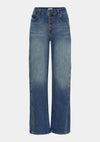 Bologna Split Jeans - Mid Denim