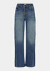 Bologna Split Jeans - Mid Denim