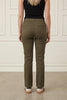 Isay Long Highwaist Chino - Khaki