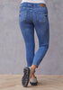 Lido Zip Jeans - Light Blue Denim