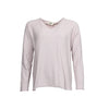 Frigga V-Neck Pullover - Soft Lavender Melange