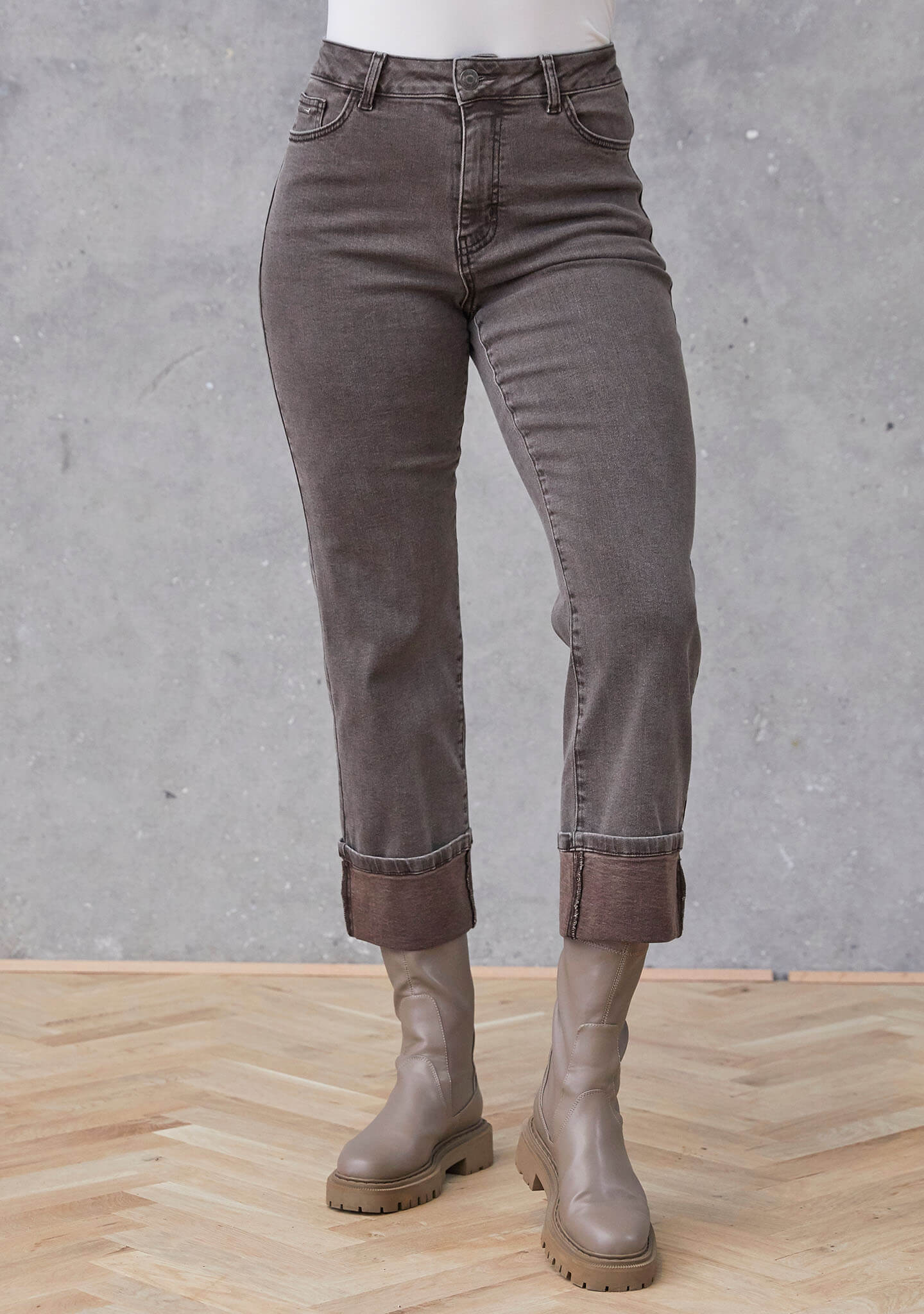 Lecco Jeans - Washed Brown