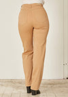 Isay Long Straight Pant - Camel